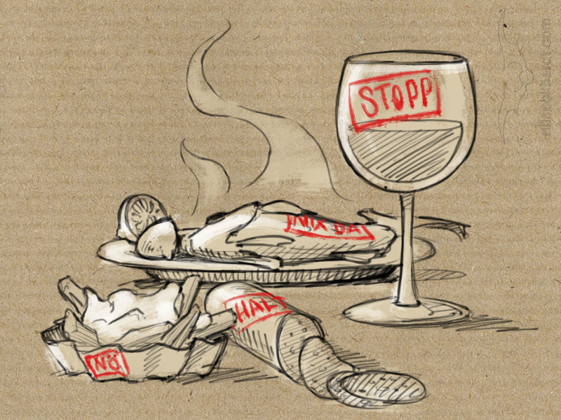 Verboten - Illustration: www.nilseckhardt.com 004_Verboten