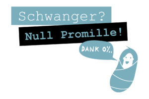 Schwanger? Null Promille! Logo auf Transparenz