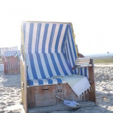 Mutter-Kind-Kur an der Nordsee Strandkorb am Strand