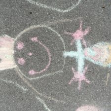 Weltkindertag 2020 Straßenmalerei zur Unicef-Aktion am Weltkindertag